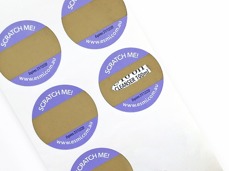 Scratch film sticker | Scratch card production | U-CHEER professional ...